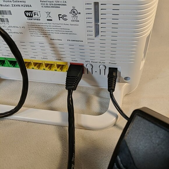 ZTE XPLORNET Hub 2.0 Home Gateway ZXHN H298A White TESTED READ WiFi Router LAN - Picture 9 of 13